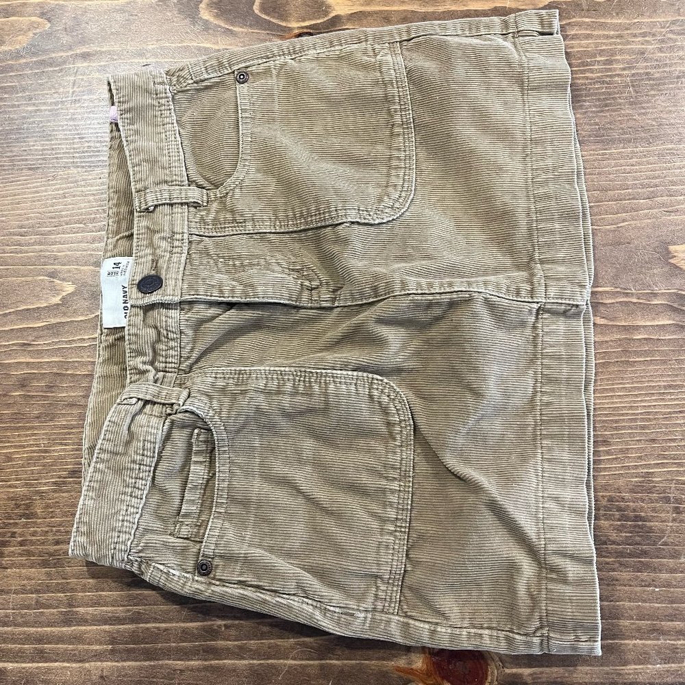 Kids Old Navy Brown Corduroy skirt - Size 14